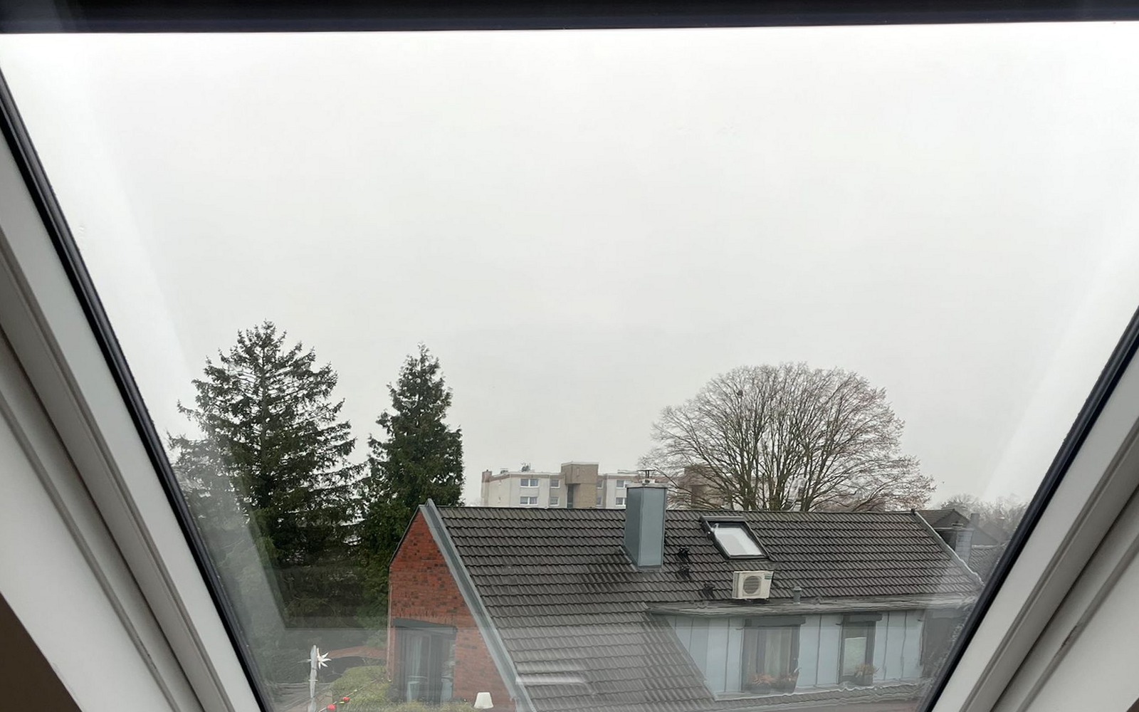 Fensterfront nach der Reinigung